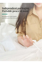 4 PCS Breathable And Lightweight Disposable Bed Sheet Set Ultimate Travel Bedding Set White