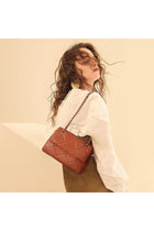 Quilted Crossbody Purses for Women Small Ladies Shoulder Bags with Chain Trendy Clutch Purse Cute Designer Bag
