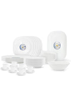 38 Piece Opalware Dinner Set with Plates, Bowls, Cups & Saucers