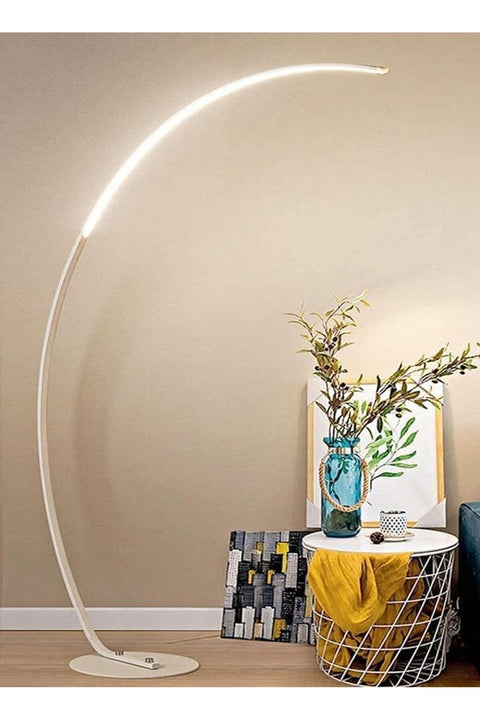 LED ARC Floor Lamp White for Modern Community, Nordic Style
