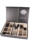 24PCS Stainless Steel Silverware Set, (Service for 6) Mirror Polished Flatware Set Cutlery Tableware Set