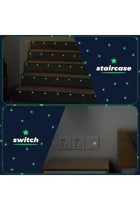 840 Pcs 3D Room Wall Decor Ceiling Stars,Glow in The Dark Stars Stickers for Ceiling, Glow in The Dark Star Stickers Glow in The Dark Wall Decals for Kids Bedding Room or Party Birthday Gift