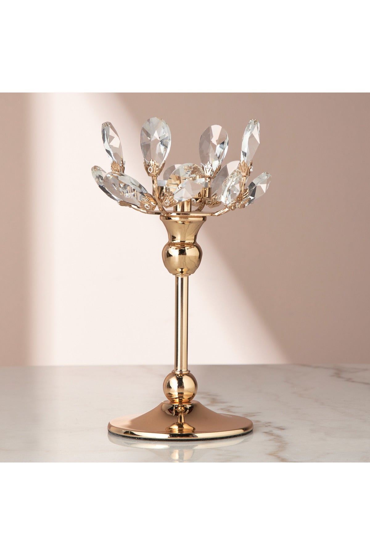 Cryst Tealight Candleholder