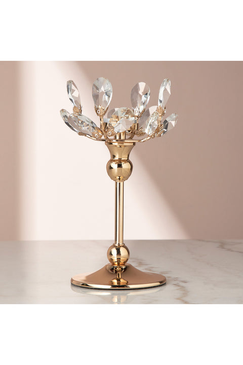 Cryst Tealight Candleholder