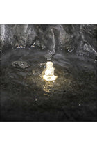 Electric Water Fountain, Handcrafted Polyresin & Fiberglass Cascading Freestanding Fountains, Realistic Rock Design Fountain with LED Light, Ideal for Relaxation, Meditation, Event & Home Decor