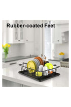 S2C Dish Rack Dish Drying Stand Dish Drainer Plate Rack Dish Kitchen Organizer Dish Drying Rack Countertop Large Antibacterial Kitchen Utensils Dish Racks Dish Stand