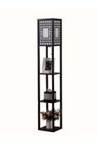 Nordic Modern Bedroom linen cover Standing Floor vertical lamp With 9W bulb