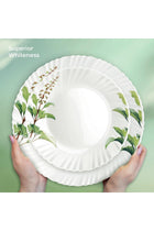 by Milton Opalware Aurelia Savira Dinner Set of 13 | Serving for 4 | White