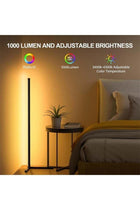 Remote Control Bluetooth Version RGBIC LED Floor Lamp For Corner Standing, Bedroom and Bedside Decoration Living Room 1.2 Meter