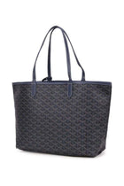 Printed Shopper Tote Grey