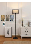 Floor Lamp Fabric Lampshade, Remote Control 16 Color Dimmable, Soft Light Floor Lamps for Eye Care