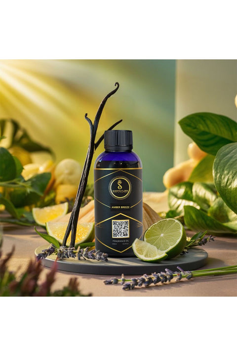 AMBER BREEZE - Diffuser Aroma Oil - Soothing, Healing, and Relaxing Fragrance for Scent Diffusers - Aromatherapy (500 ml)