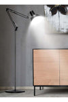 Creative Modern Flexible LED Atmosphere Standing Floor Lamp Multi-Angle Adjustable With Rotatable Black