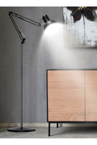 Creative Modern Flexible LED Atmosphere Standing Floor Lamp Multi-Angle Adjustable With Rotatable Black