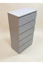 Modern 5-Drawer Chest of Drawers – Minimalist Bedroom Storage Unit - L80 x W40 x H123 cm
