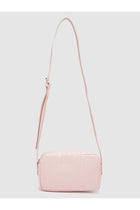 Women Dusty Pink Textured Casual Sling Bag