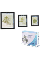 Black RPF310H Modern 10x Glass Photo Frames for Home, Drawing Room (25x20x3cm)