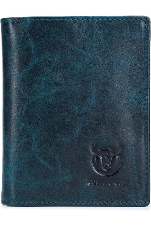 Large Capacity Genuine Leather Bifold Wallet/ Holder for Men with 15 Card Slots QB-027