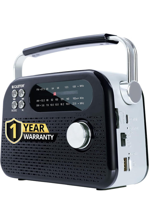 iBELL FM820BT Portable FM Radio with Bluetooth Speaker