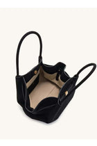 PEI Hana Medium Faux Suede Tote Black