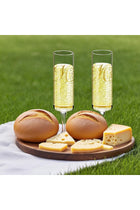 Champagne Flutes Glasses -300ml Glassware Set - Stemmed Drinkware For Weddings Bridal Shower Gifts