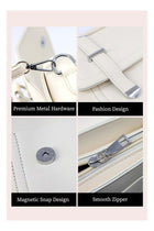 Women's Large Capacity Shoulder Bag, Ladies PU Leather Crossbody Bag Sling Bag Side Bag Carry Bag