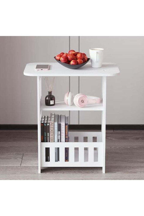 Functional Nightstand & Coffee Table – Square Design with Storage for Bedroom & Living Room