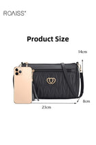 Women Stylish Crossbody Bag with Tassel Pendant, Large Capacity Shoulder Bag with Zipper and Adjustable Strap, Elegant Chic Bag for Ladies, Ideal for Dating, Shopping and Everyday Use