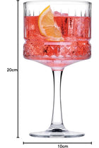 Elysia Cocktail Glass, Set of 4-500 cc, for Friends Party, Craft & DIY Cocktails
