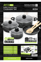 9pcs Ritz Plus Cookware Set