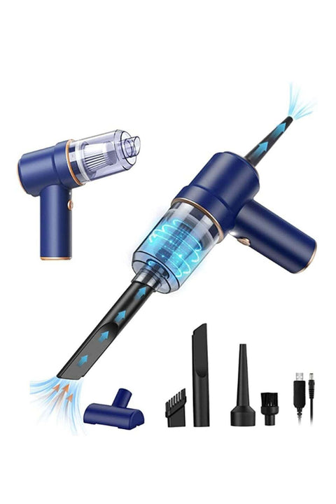 Car Vacuum Cleaner Cordless, Portable Handheld Vacuum Air Duster, 9000PA/120W Powerful Suction, 2 In 1, With LED Light