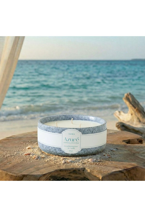 New In Azure (620G) Eternal Blooming Rose Jar Candle