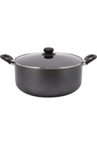 8 Piece Non Stick Cookware Set DC2911 CD Bottom, Bakelite Handles And Glass Lid Casserole, Fry Pan, Nylon Turner