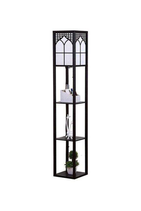 Nordic Modern Bedroom linen cover Standing Floor vertical lamp With 9W bulb and USB 3.2