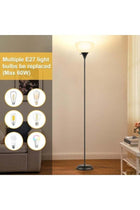 Dimmable Upligther Floor Lamp with Remote Control, 3000K-6000K Adjustable Color Temperatures