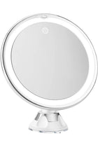 Magnifying Mirror with Light with comb –10x Magnification 3 Light Modes Makeup Mirror with Suction Cups – Lightweight Lighted Mirror – Smooth and Easy Install – 360 Degree Swivel Joint.