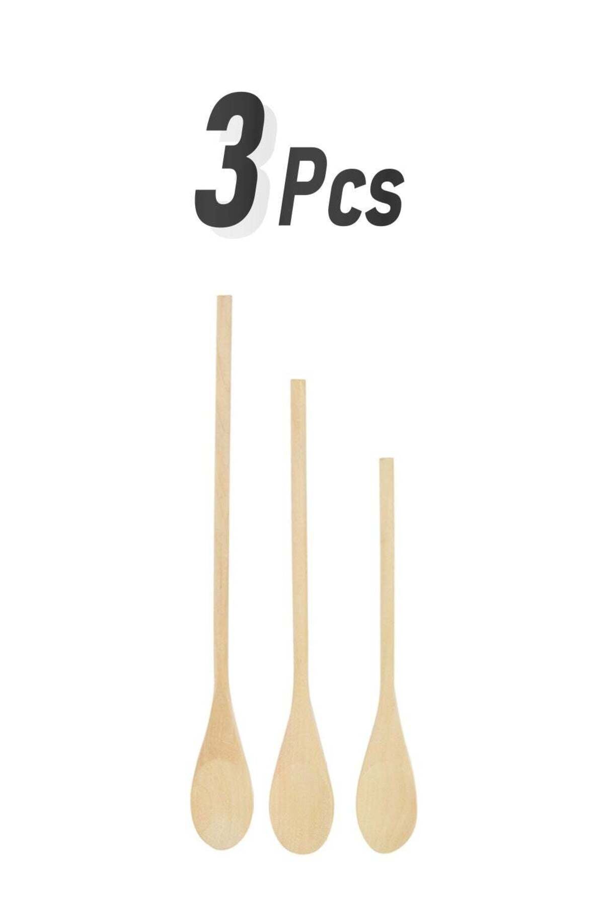 Wooden Spoon Set 50564 Brown