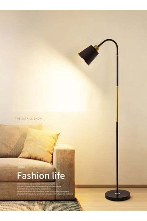 Modern 135cm Floor Lamp, Adjustable Neck, 12W Smart LED with App & Remote, Dimmable Reading Light, UK Plug for Living Room & Bedroom