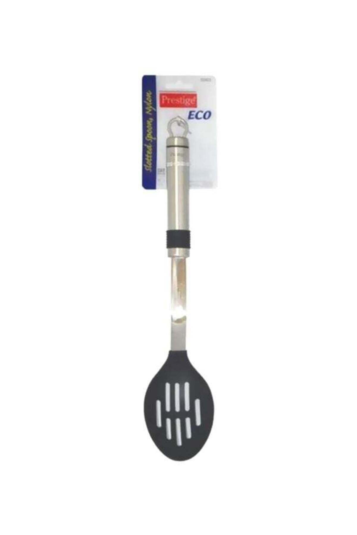 Slotted Spoon With Nylon Head Silver/Black