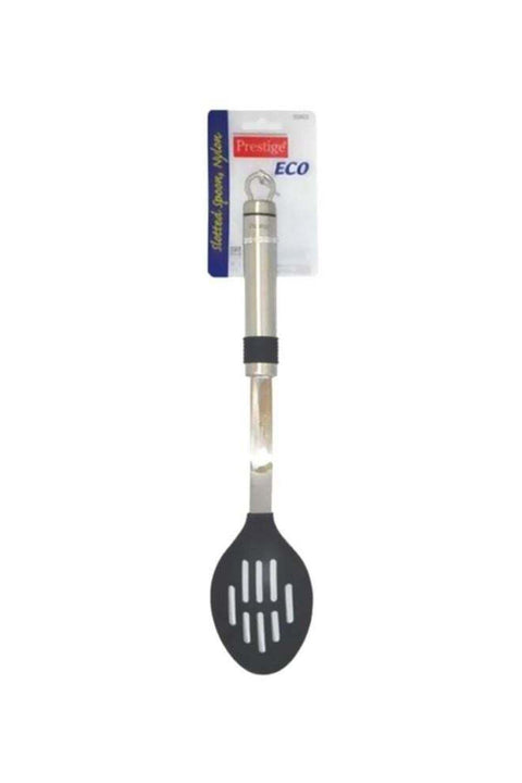 Slotted Spoon With Nylon Head Silver/Black