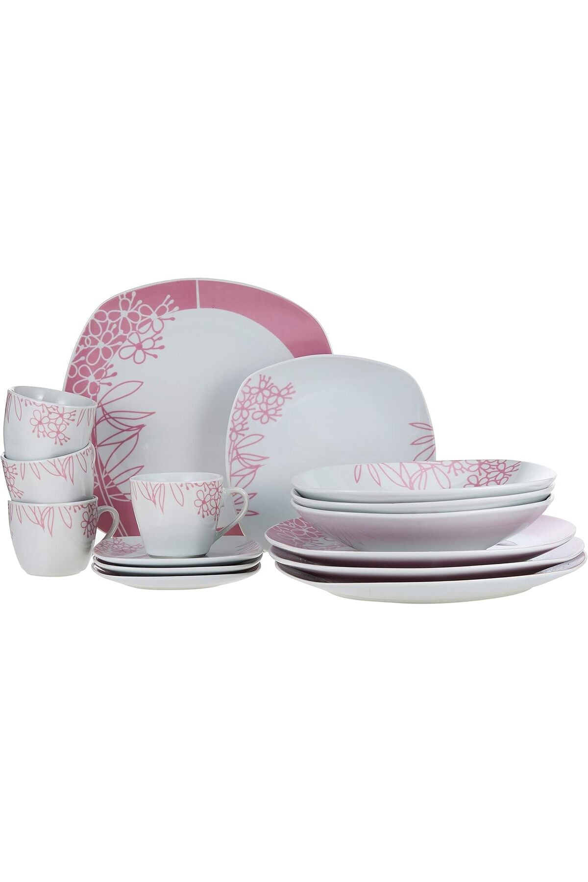 Dinner Set 20Pc Square Qrd1688