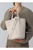 Women Crossbody Bucket Tote Bag in PU Leather for Daily Casual Travel, Large-Capacity Multi-Pocket Shoulder Sling