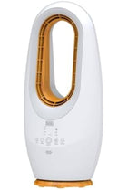 BLACK+DECKER 2-in-1 Bladeless Fan, 58cm, Cool-White LED Lamp, Remote Control, 60° Oscillation, 45W