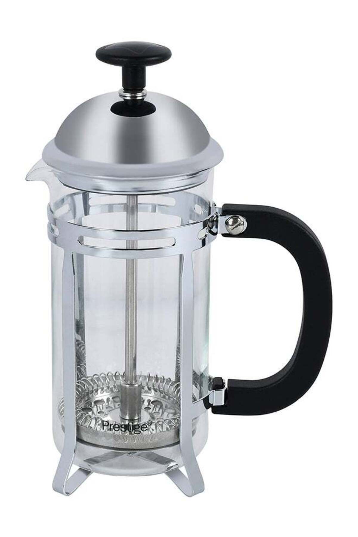 8-Cup French Press Clear/Black/Silver