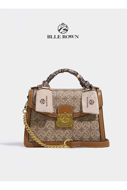 Luxury Ladies Bag with Silk Scarf – Stylish Shoulder & Crossbody Bags for Ladies for Work, University, and Daily Use