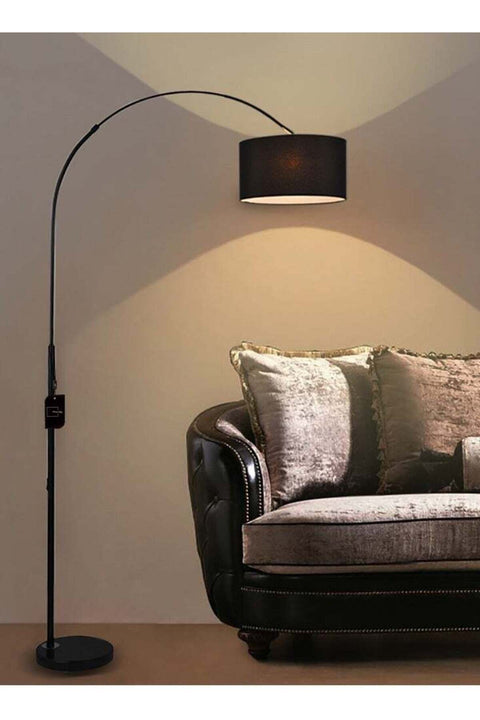 Nordic Simple Eye Protection Vertical Light Combination Warm Light 110-240V Black 26x70x185cm