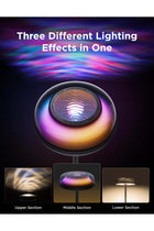 GoveeUplighter Floor Lamps Tri-Zone Independent, RGBIC Warm&Cold White Ripple Lighting Lamp Works with Matter and Alexa, 80+Scene Modes