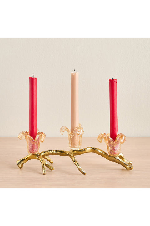Fatima Rossa Taper Candleholder