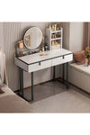 Makeup Vanity Table Dressing Table Flip Mirror With Drawers 80 CM