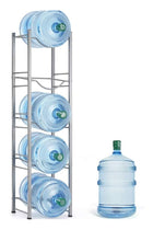Water Cooler Jug Rack 5-Tier Water Storage Rack for 5Bottles, Detachable Heavy Duty Water Bottle Rack